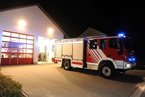 Fahrzeug der freiwilligen Feuerwehr Merching