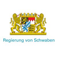 Wappen Bayern mit Schriftzug Regierung von Schwaben